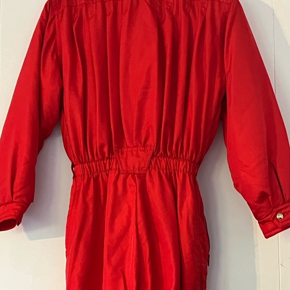 COLMAR Sportswear Red Snowsuit Vintage Made In Italy Size Large USA 8 - Picture 11 of 16